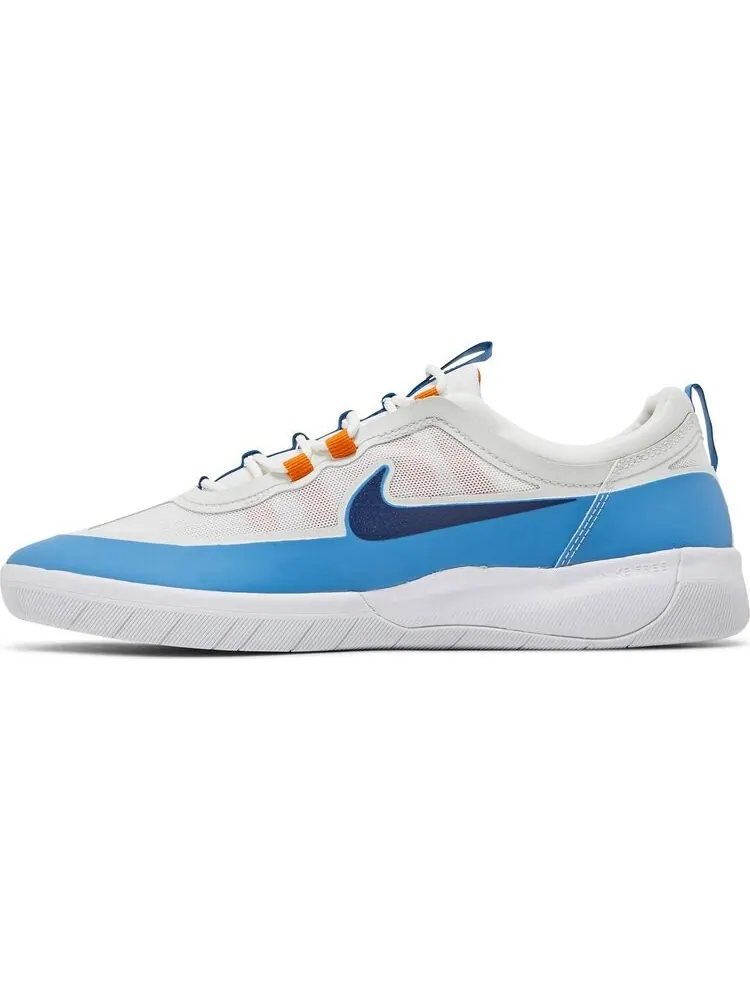 Кроссовки Nike Nyjah Free 2 SB 'White Dutch Blue' — изображение 3 из 8, белый