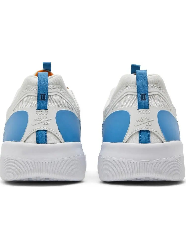 Кроссовки Nike Nyjah Free 2 SB 'White Dutch Blue' — изображение 6 из 8, белый