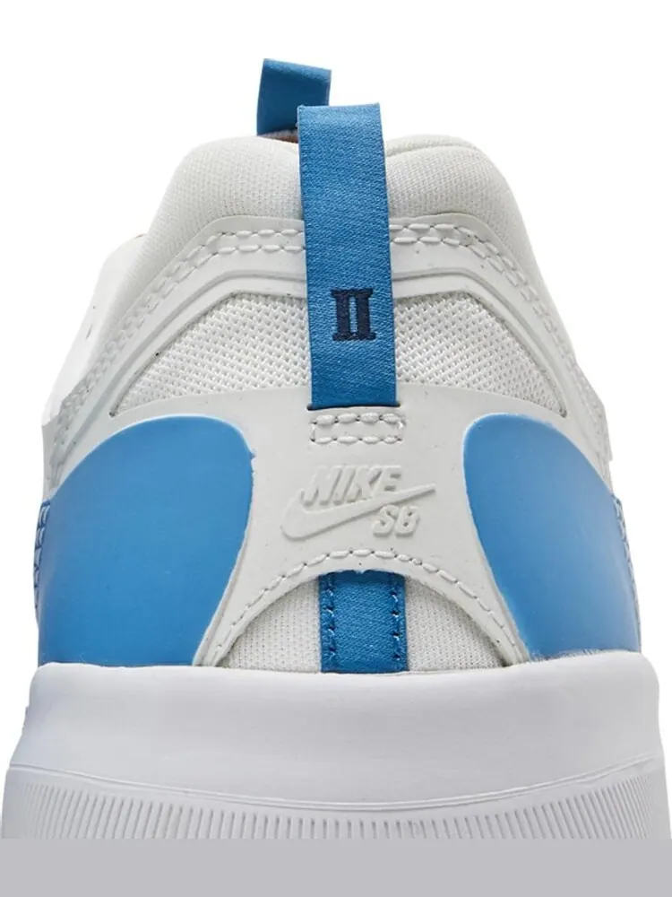 Кроссовки Nike Nyjah Free 2 SB 'White Dutch Blue' — изображение 7 из 8, белый