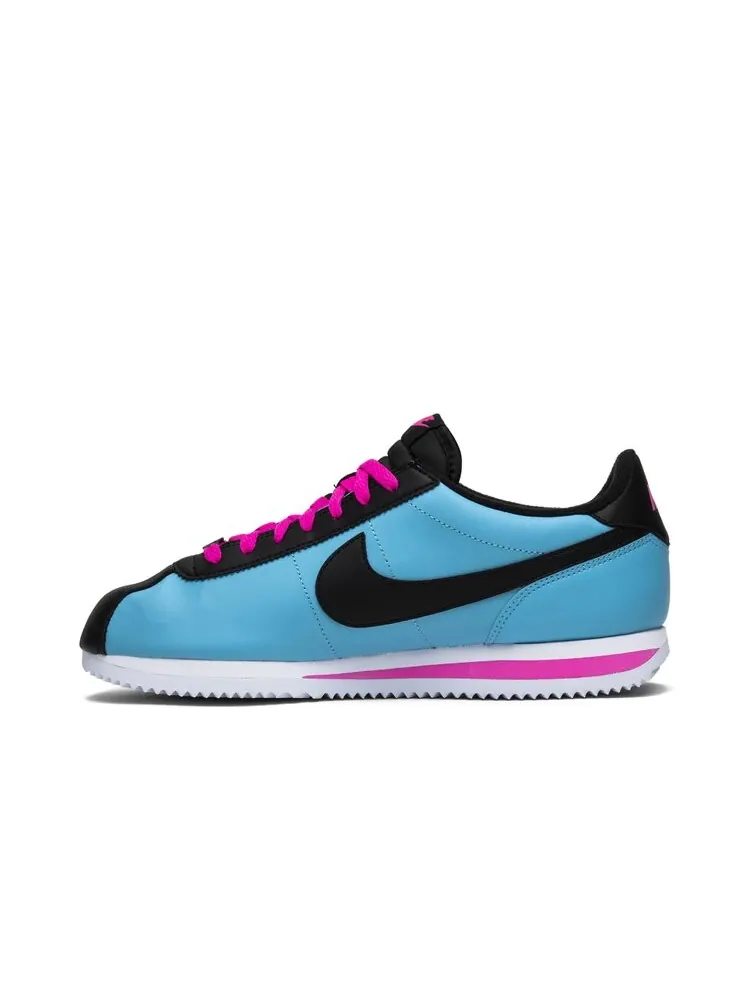 Кроссовки Nike Cortez Basic Leather 'South Beach' — изображение 3 из 4, синий