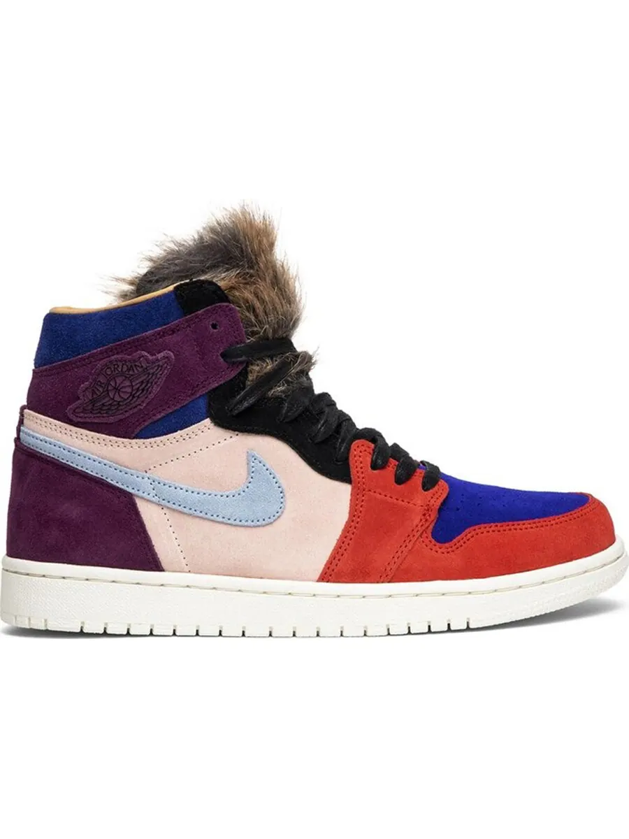 Кроссовки Nike Air Jordan х Aleali May Wmns 1 Retro High 'Court Lux' — изображение 1 из 4, мультиколор