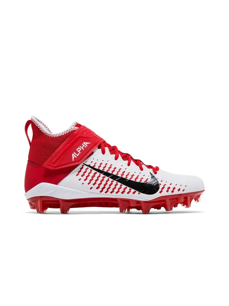Кроссовки Alpha Menace Pro 2 Mid 'White University Red' — изображение 1 из 8, белый красный