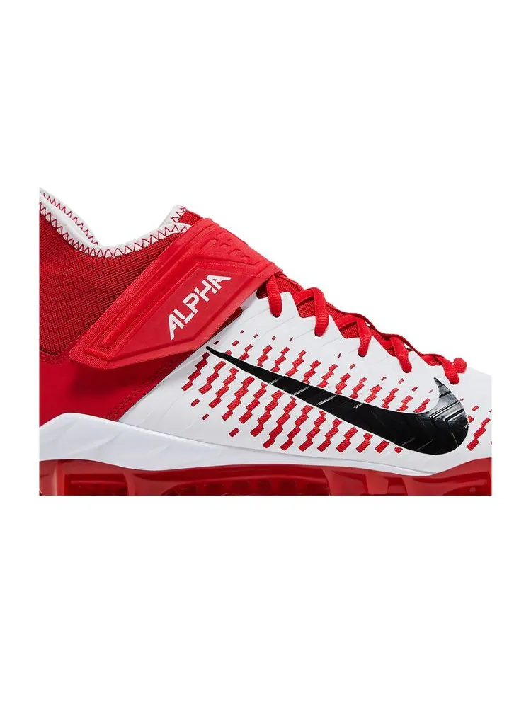 Кроссовки Alpha Menace Pro 2 Mid 'White University Red' — изображение 2 из 8, белый красный