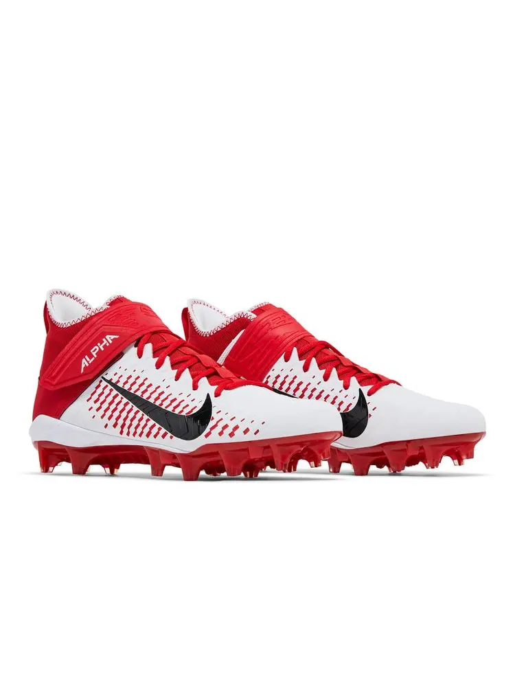 Кроссовки Alpha Menace Pro 2 Mid 'White University Red' — изображение 8 из 8, белый красный