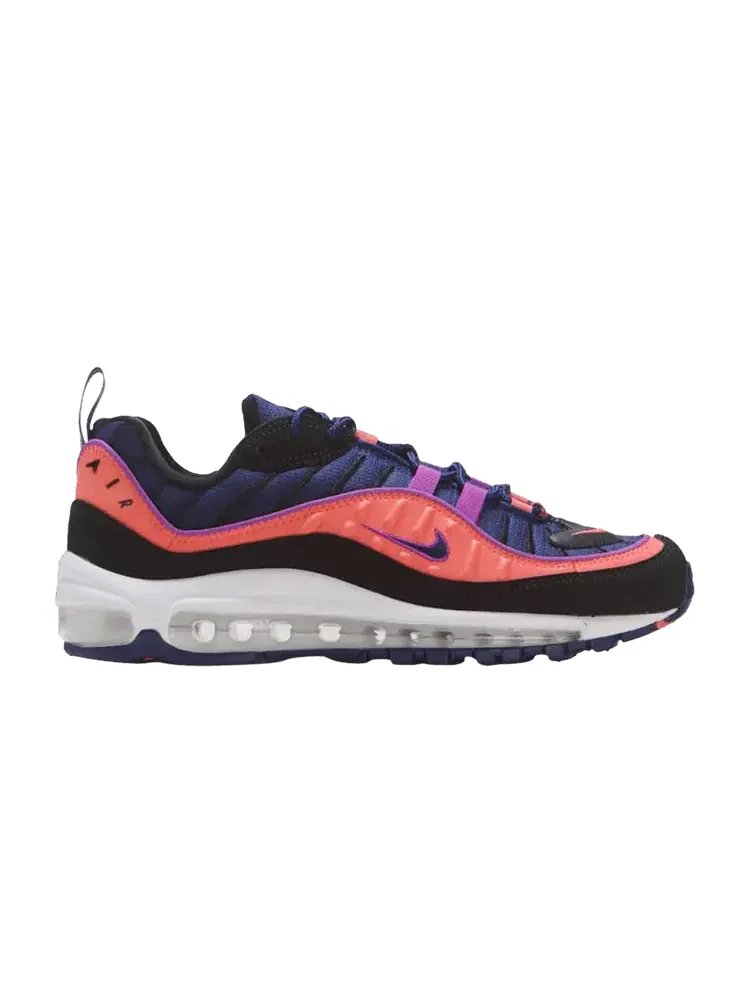 Кроссовки Nike Air Max 98 GS 'Blue Ember' — изображение 1 из 1, синий/синий/черный