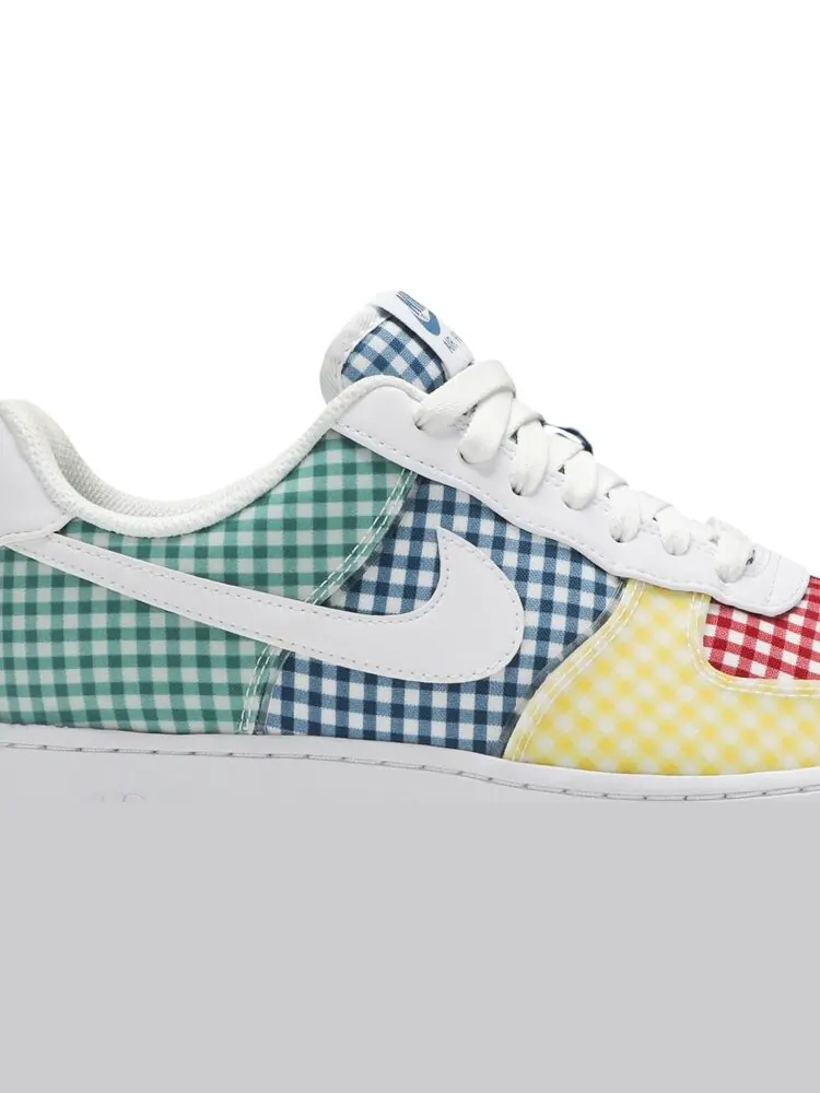 Кроссовки Nike Wmns Air Force 1 Low QS 'Gingham Pack - Multicolor' — изображение 2 из 8, мульти