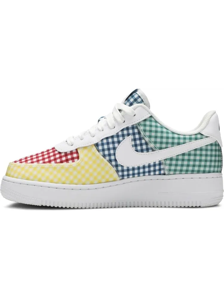Кроссовки Nike Wmns Air Force 1 Low QS 'Gingham Pack - Multicolor' — изображение 3 из 8, мульти