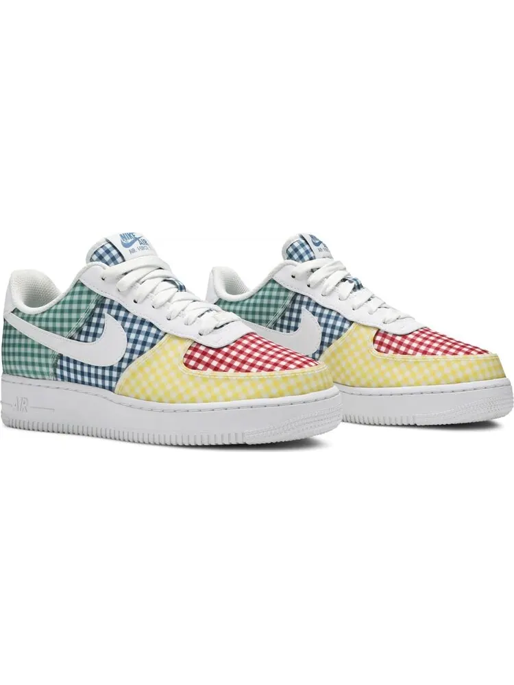 Кроссовки Nike Wmns Air Force 1 Low QS 'Gingham Pack - Multicolor' — изображение 8 из 8, мульти