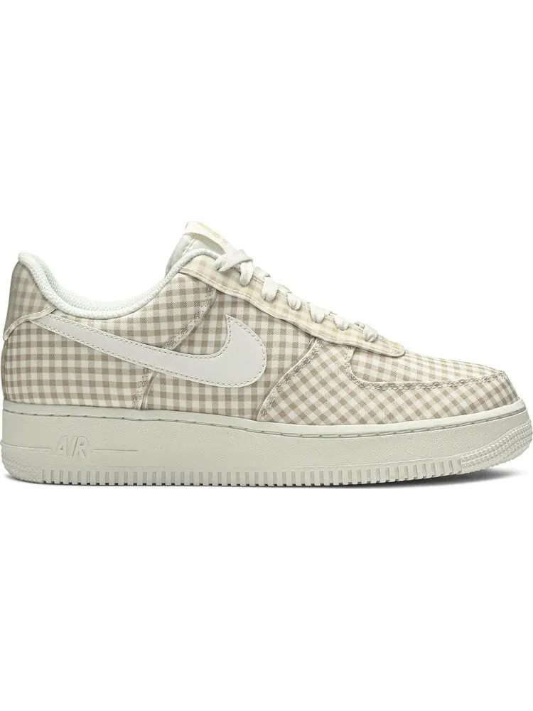 Кроссовки Nike Wmns Air Force 1 Low QS 'Gingham Pack - Beige' — изображение 1 из 8, загар