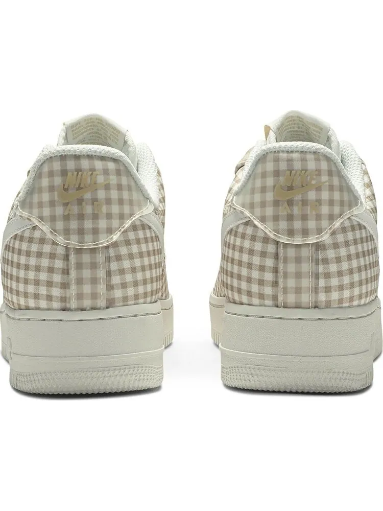 Кроссовки Nike Wmns Air Force 1 Low QS 'Gingham Pack - Beige' — изображение 6 из 8, загар