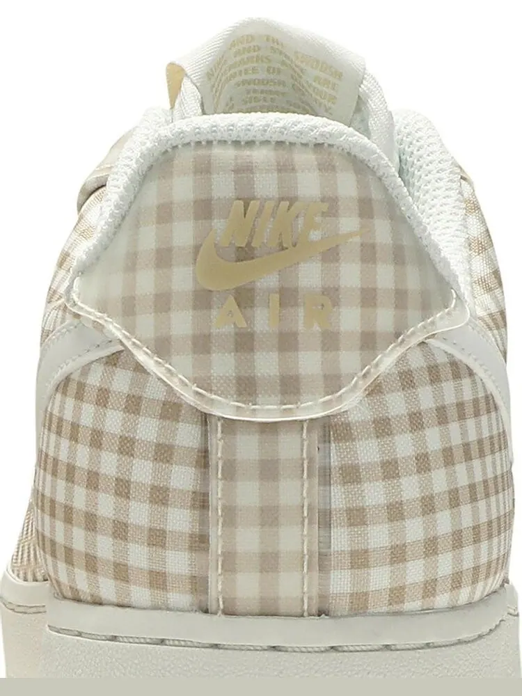 Кроссовки Nike Wmns Air Force 1 Low QS 'Gingham Pack - Beige' — изображение 7 из 8, загар