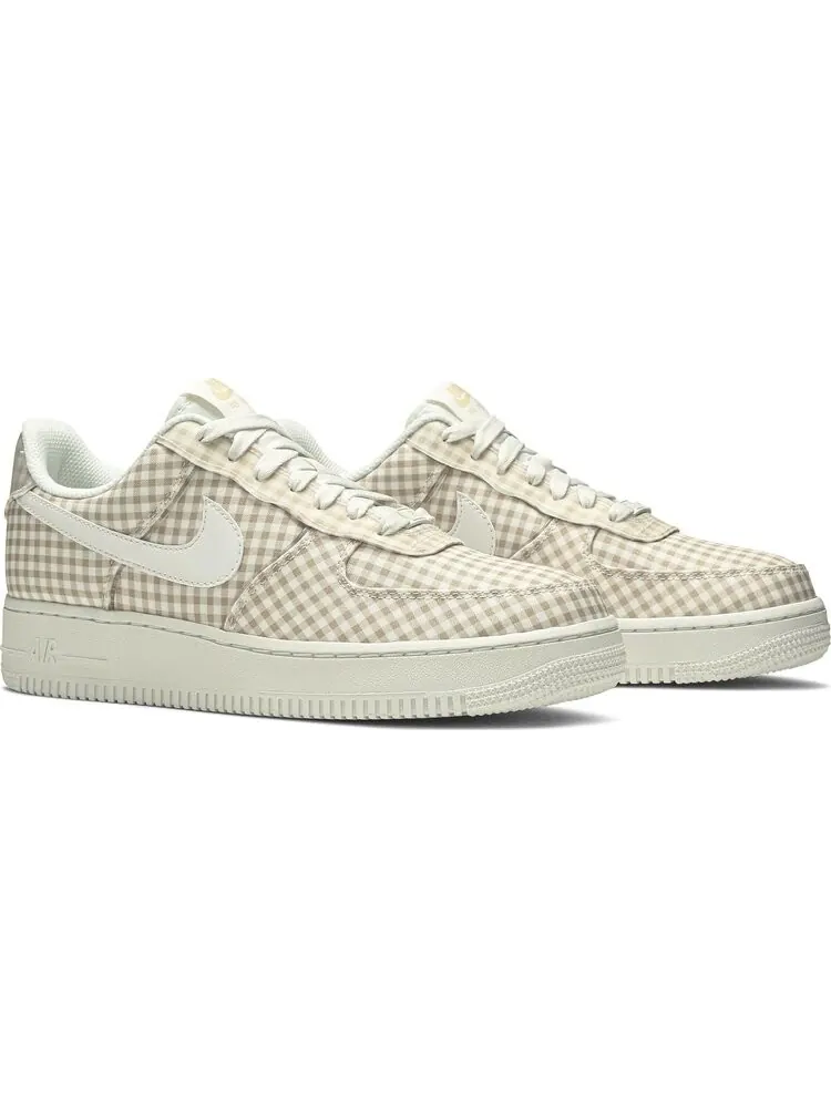 Кроссовки Nike Wmns Air Force 1 Low QS 'Gingham Pack - Beige' — изображение 8 из 8, загар