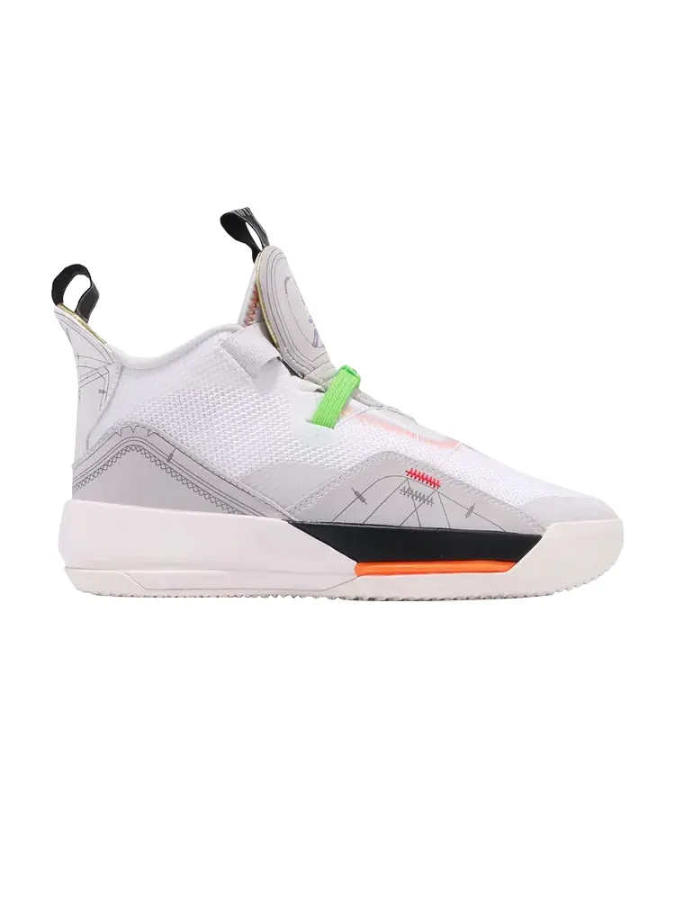 Кроссовки Air Jordan 33 PF 'Vast Grey' — изображение 1 из 1, белый