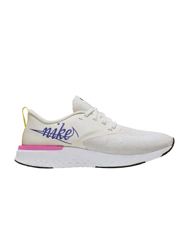 Кроссовки Nike Wmns Odyssey React 2 Flyknit JDI 'Summit White Psychic Purple' — изображение 1 из 1, белый/фиолетовый