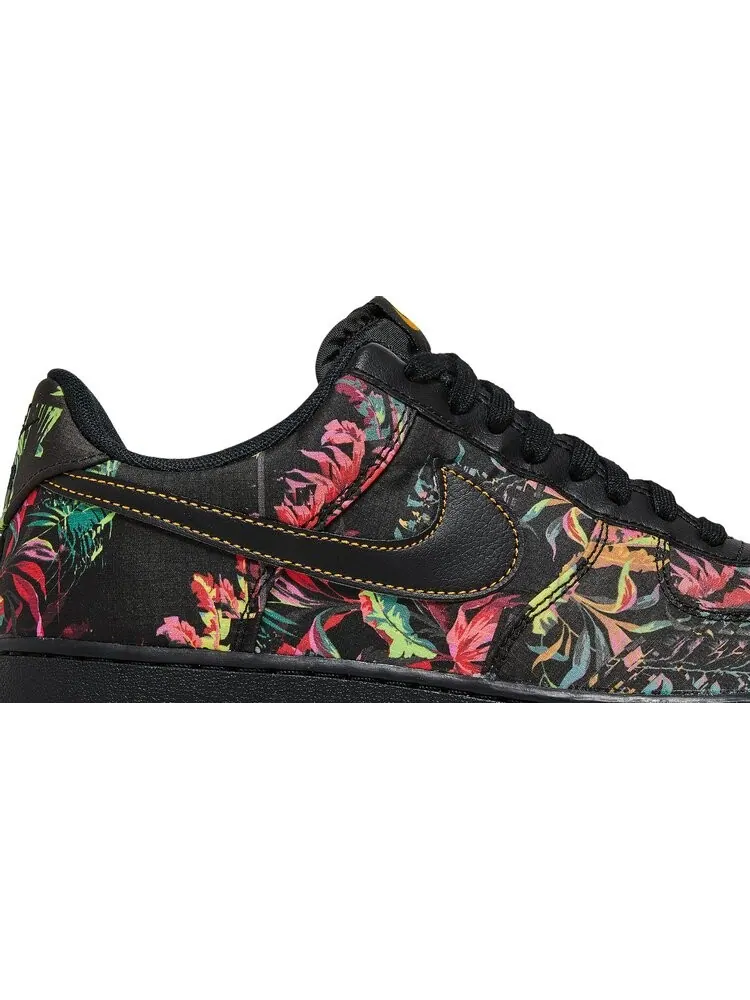 Кроссовки Nike Air Force 1 '07 LV8 'Floral Pack' — изображение 2 из 8, черный