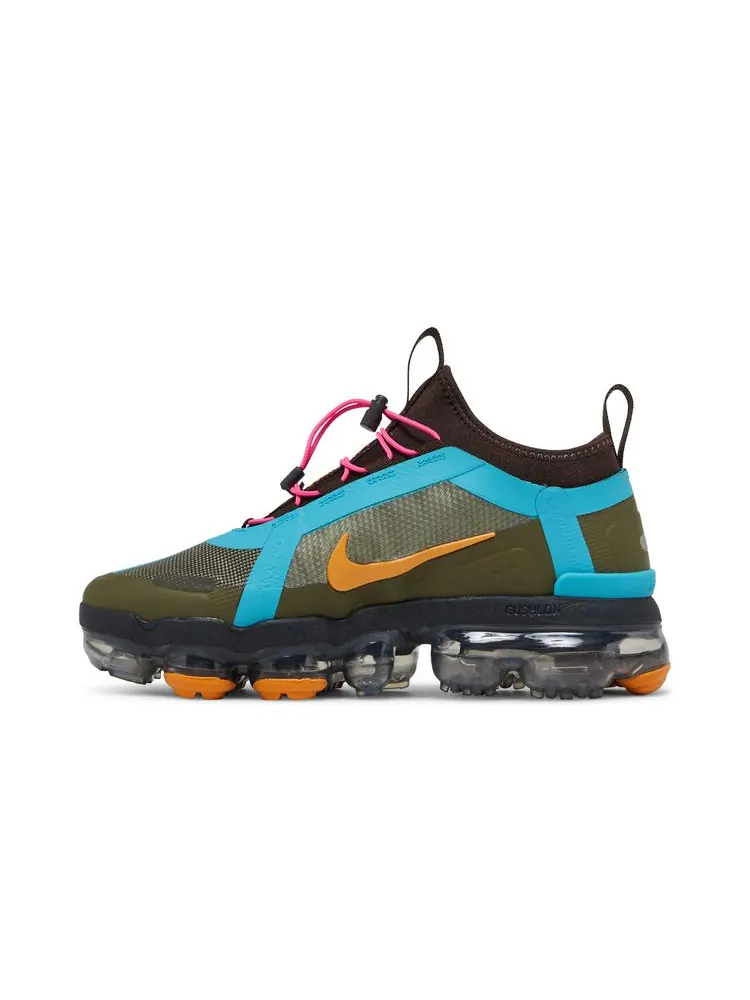 Кроссовки Wmns Air VaporMax 2019 'Olive Teal' — изображение 3 из 8, оливковый