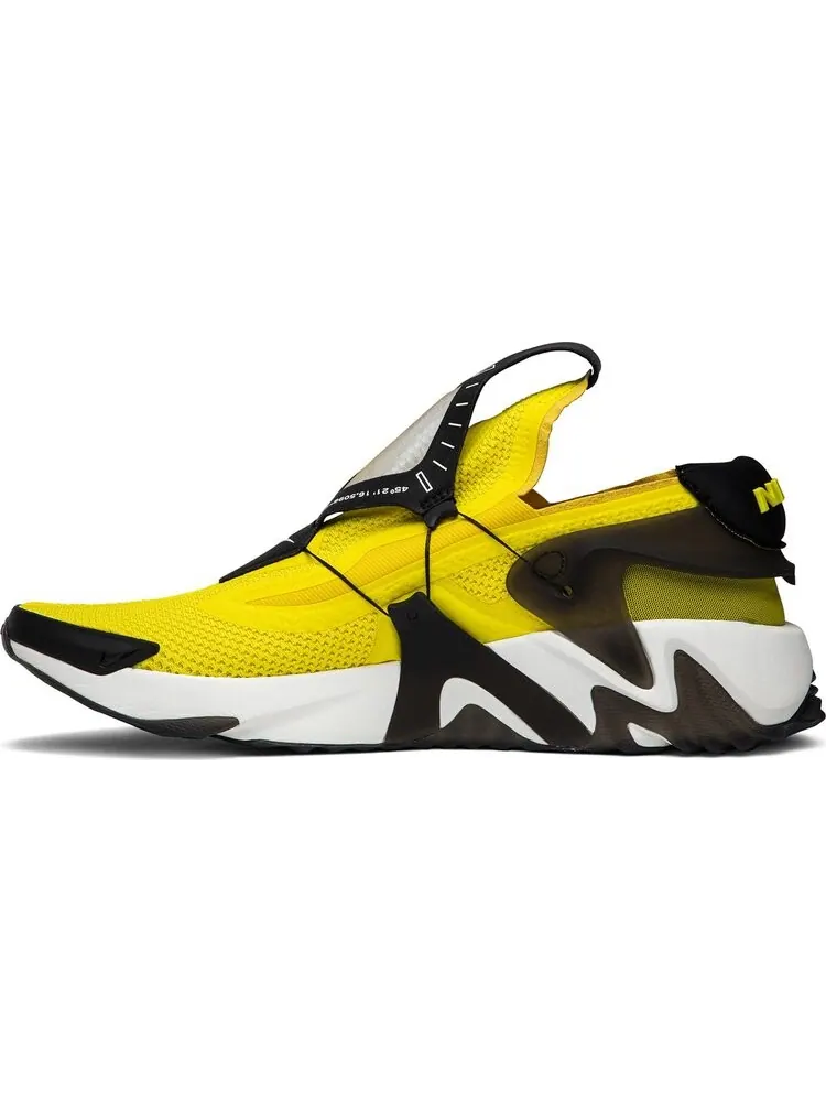 Кроссовки Nike Adapt Huarache 'Opti Yellow' — изображение 3 из 8, желтый
