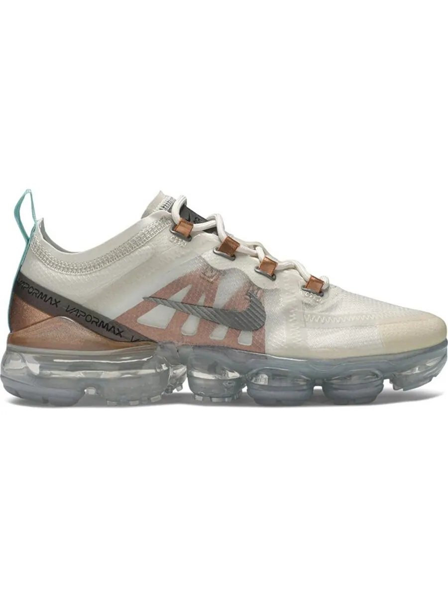 Кроссовки Nike Wmns Air VaporMax 2019 SE 'Phantom Metallic Pewter' — изображение 1 из 4, бежевый/мультиколор
