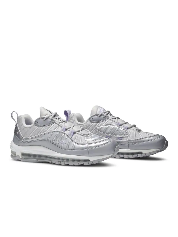 Кроссовки Wmns Air Max 98 'Lilac Metallic Silver' — изображение 8 из 8, металлик серебристый