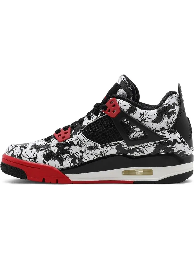Кроссовки Air Jordan 4 Retro GS Tattoo — изображение 3 из 8, черный