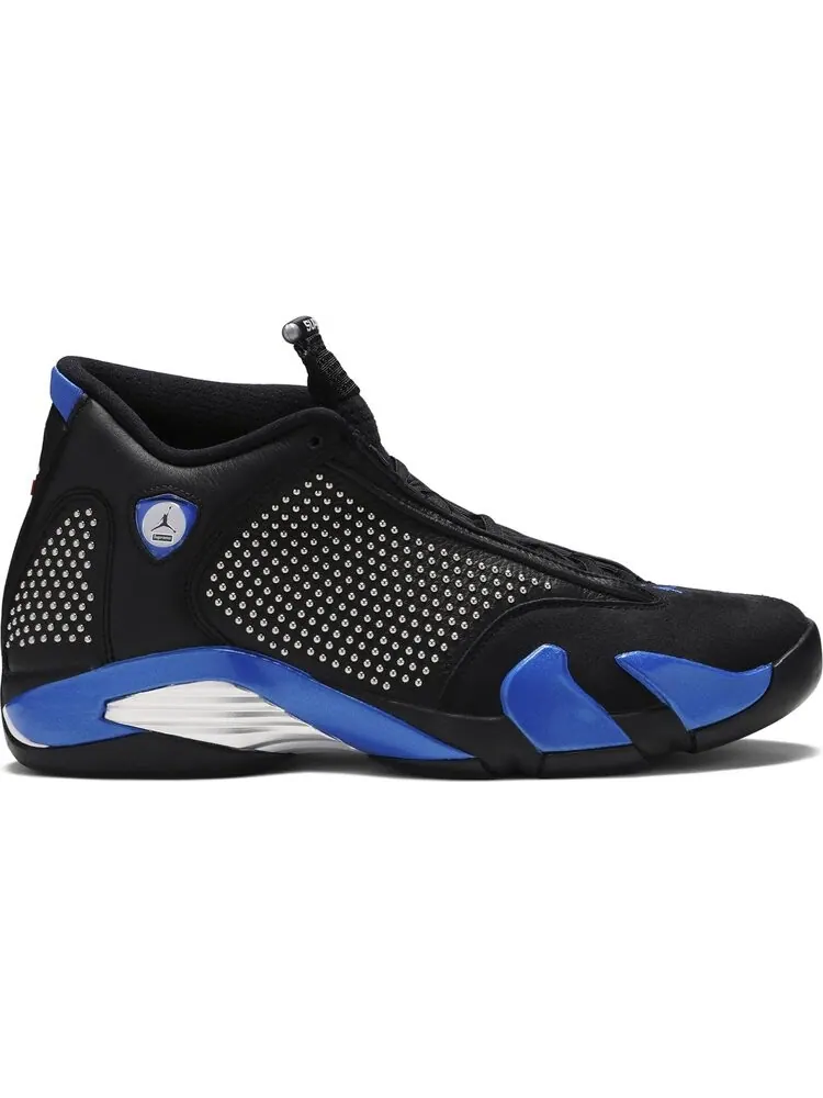 Кроссовки Supreme x Air Jordan 14 Retro Black Varsity Royal — изображение 2 из 9, черный