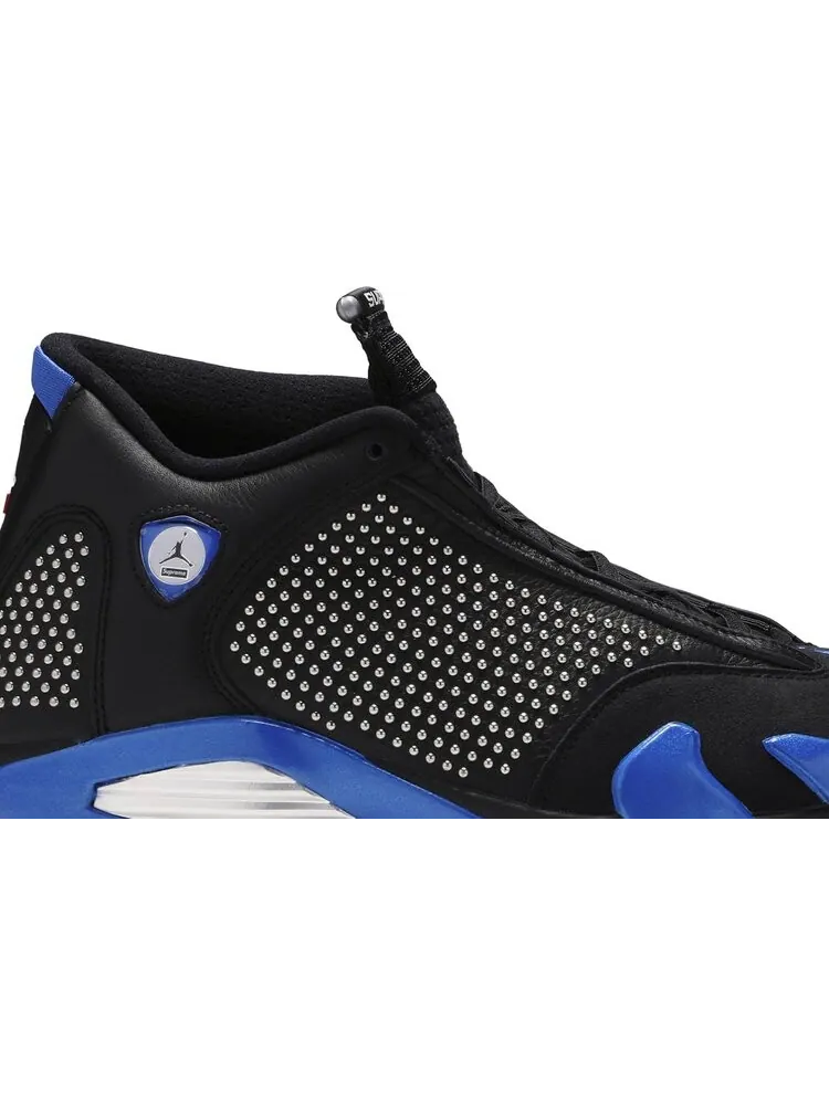 Кроссовки Supreme x Air Jordan 14 Retro Black Varsity Royal — изображение 3 из 9, черный
