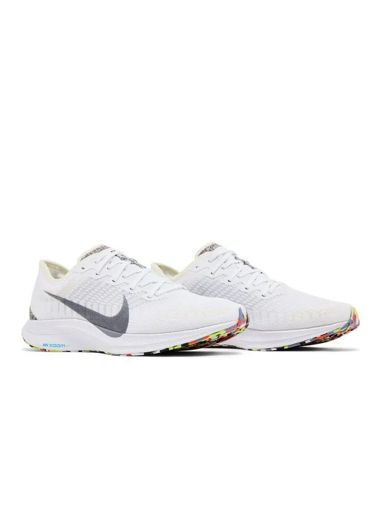 Кроссовки Nike Zoom Pegasus Turbo 2 AW 'White Multi-Color' — изображение 9 из 9, белый/серый/синий