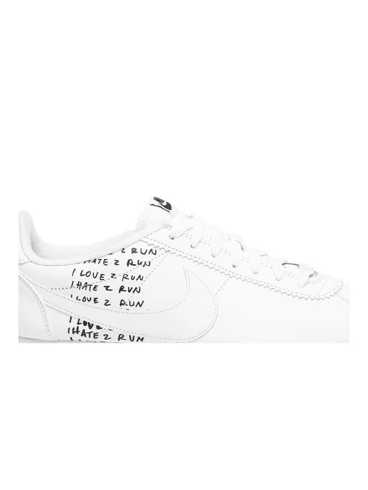 Кроссовки Nike Nathan Bell x Classic Cortez 'White' — изображение 2 из 4, белый