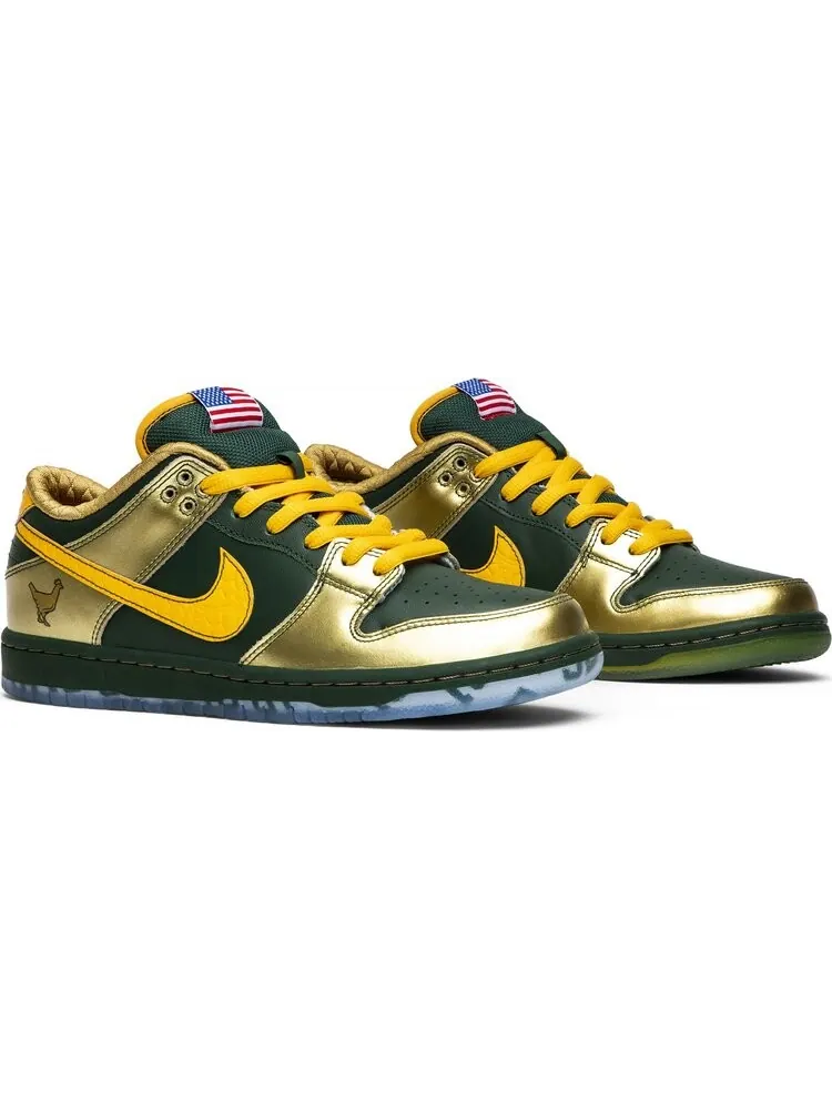 Кроссовки Nike Dunk Pro Low SB 'Doernbecher' 2018 — изображение 8 из 8, золото