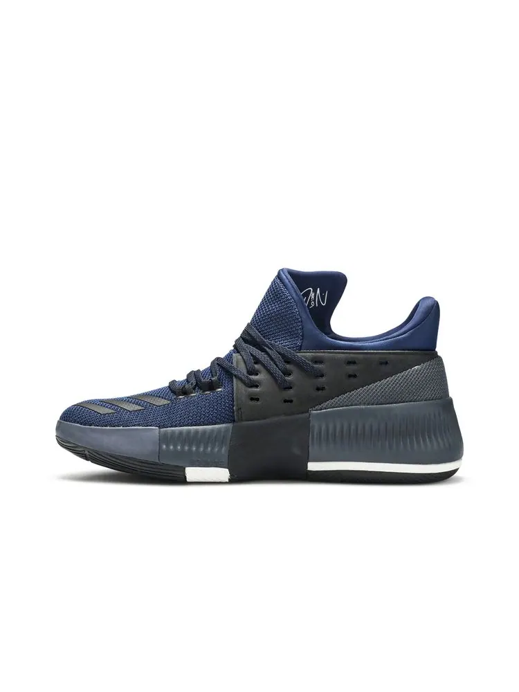 Кроссовки D Lillard 3 J 'Utility Black Mystery Blue' — изображение 3 из 8, черный синий