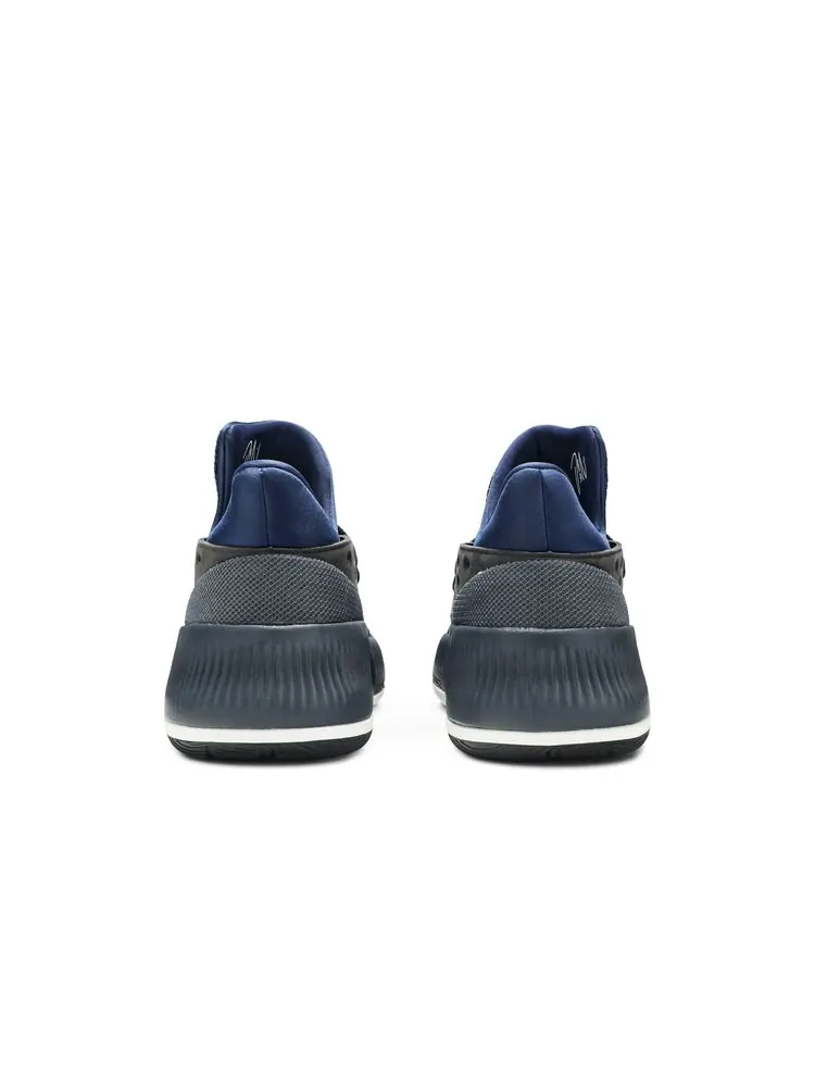 Кроссовки D Lillard 3 J 'Utility Black Mystery Blue' — изображение 6 из 8, черный синий