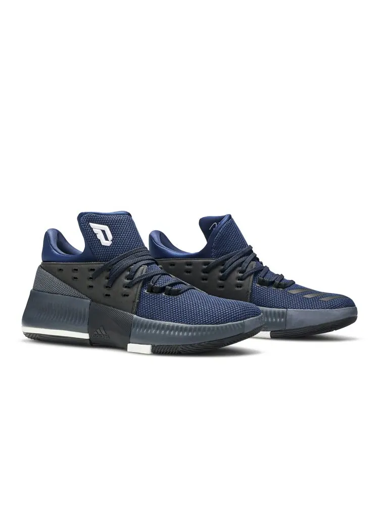 Кроссовки D Lillard 3 J 'Utility Black Mystery Blue' — изображение 8 из 8, черный синий