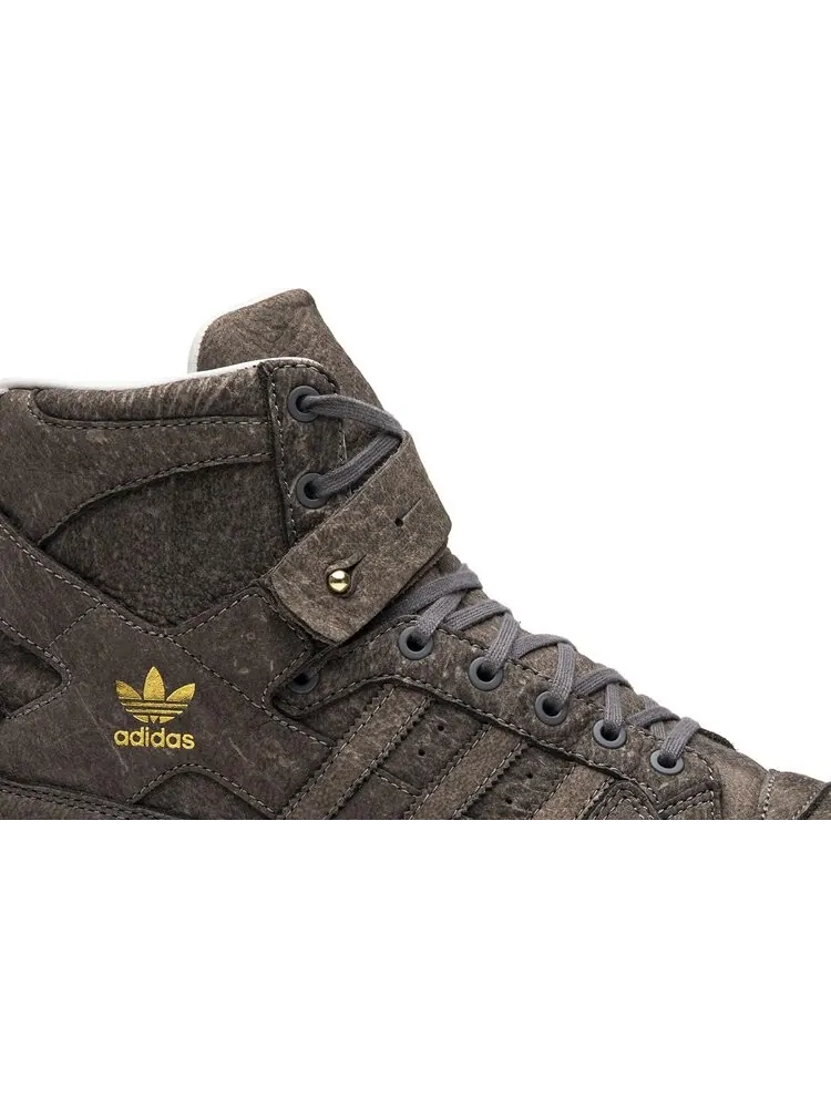 Кроссовки Adidas Forum Hi 'Crafted' — изображение 2 из 8, черный