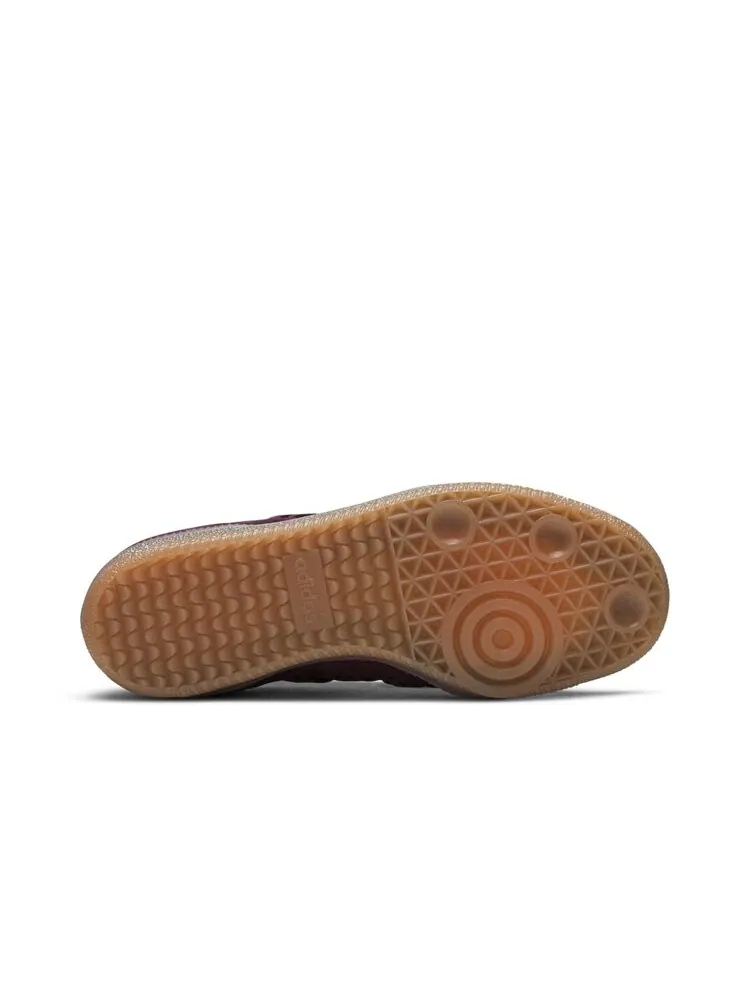 Кроссовки Adidas Wmns Samba 'Deep Hue Pack - Maroon' — изображение 4 из 4, красный
