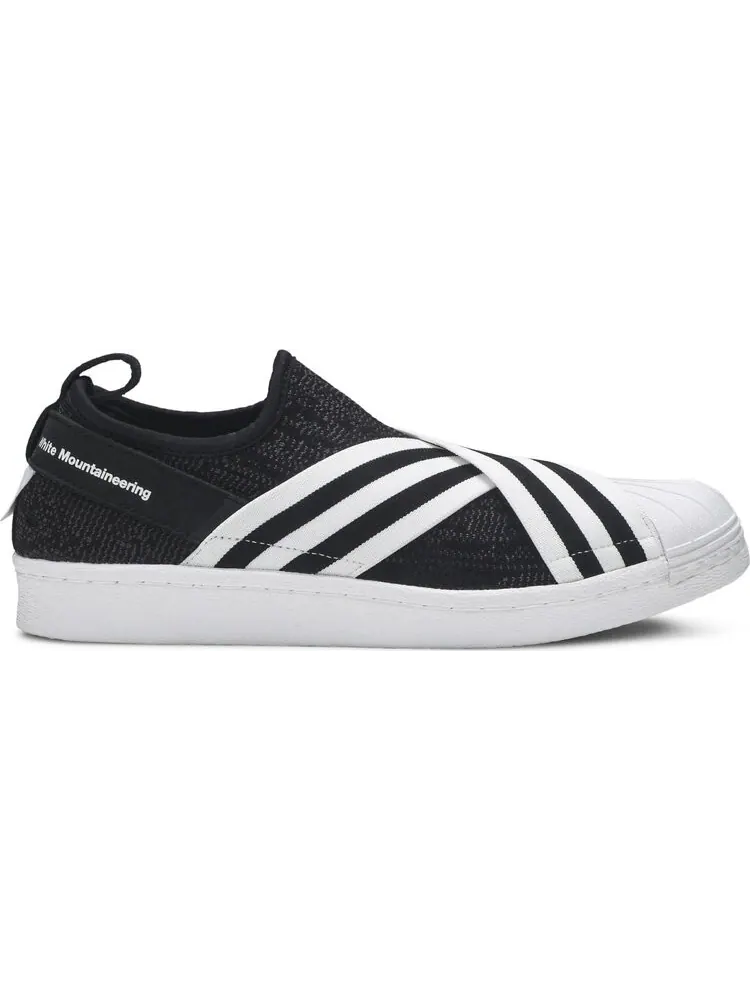 Кроссовки Adidas White Mountaineering x Superstar Slip-On PK 'Black White' — изображение 1 из 8, черный