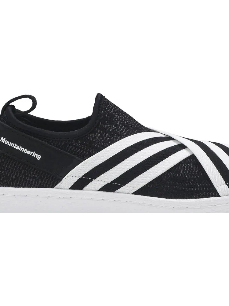 Кроссовки Adidas White Mountaineering x Superstar Slip-On PK 'Black White' — изображение 2 из 8, черный