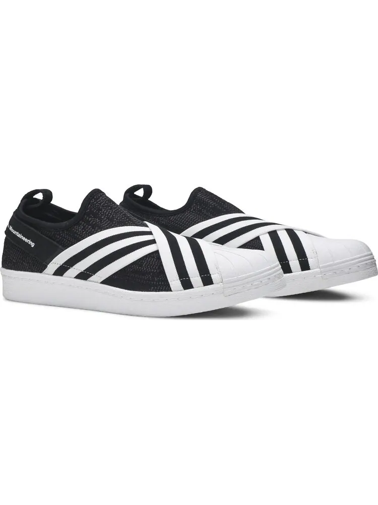 Кроссовки Adidas White Mountaineering x Superstar Slip-On PK 'Black White' — изображение 8 из 8, черный