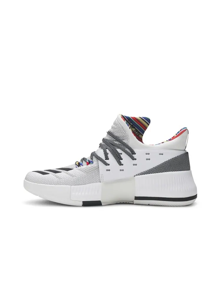 Кроссовки Adidas D Lillard 3 'BHM' — изображение 3 из 4, белый