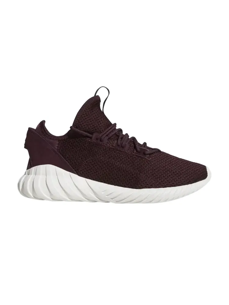 Кроссовки Adidas Tubular Doom Sock Primeknit 'Burgundy' — изображение 1 из 1, красный