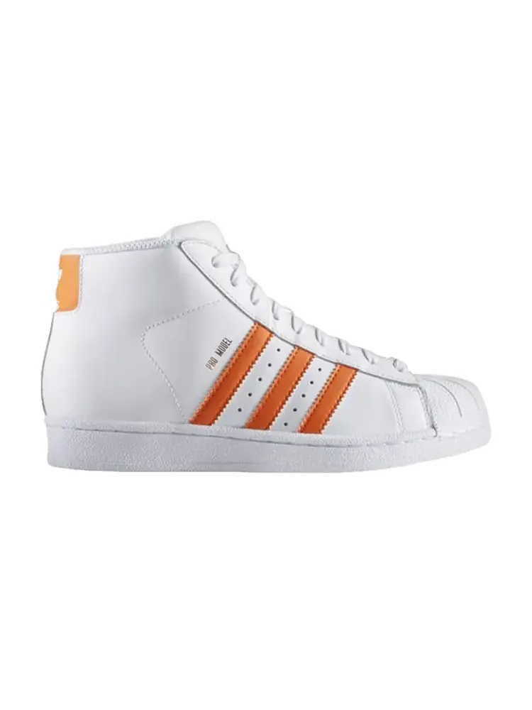 Кроссовки Adidas Pro Model K — изображение 1 из 1, белый оранжевый