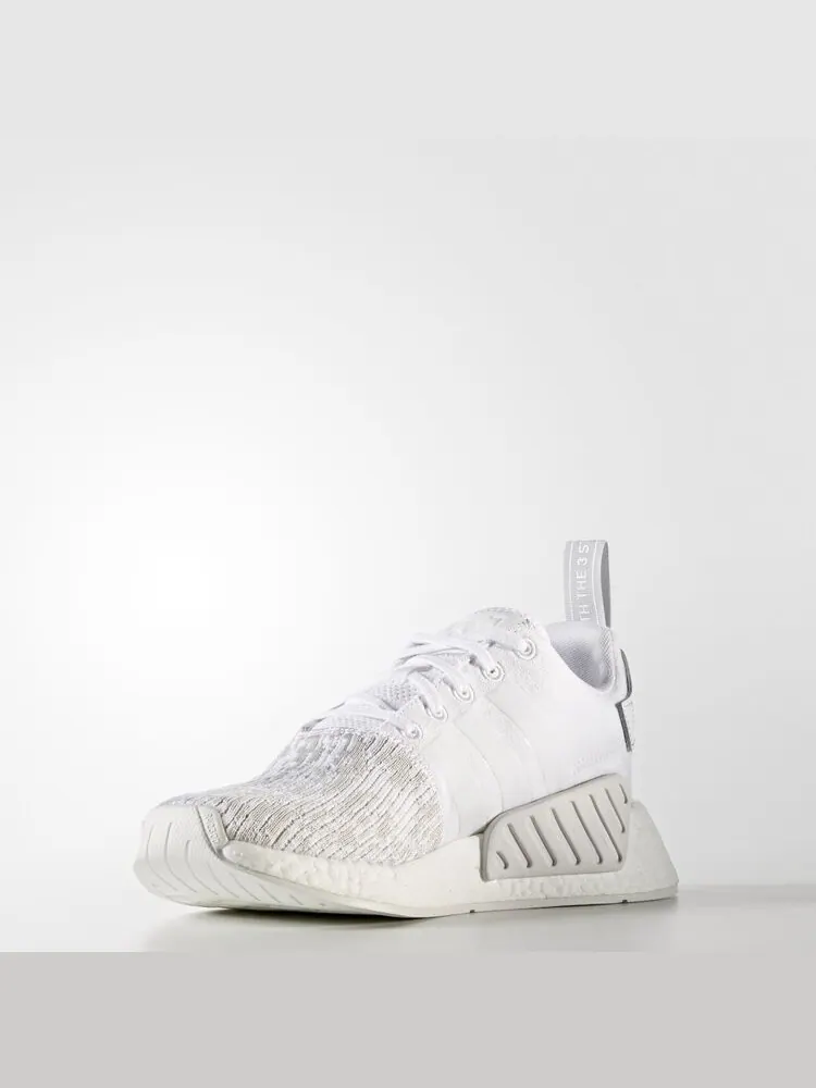 Кроссовки Adidas Wmns NMD_R2 'White Grey' — изображение 2 из 4, белый