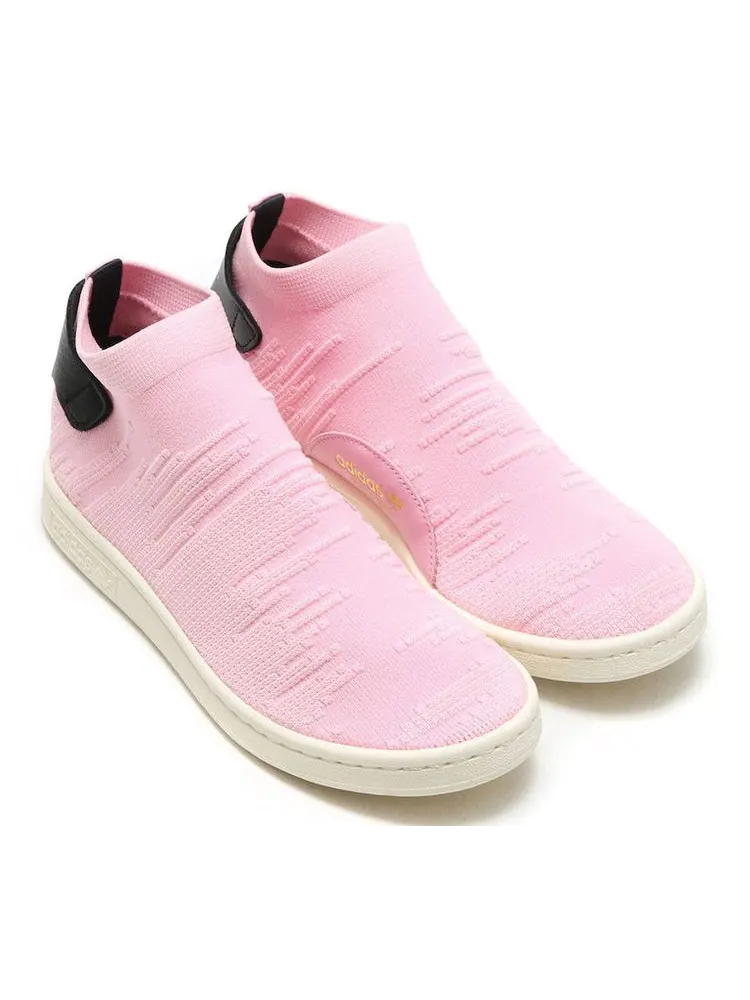 Кроссовки adidas Wmns Stan Smith Sock Primeknit 'Wonder Pink' — изображение 2 из 6, розовый/розовый/черный