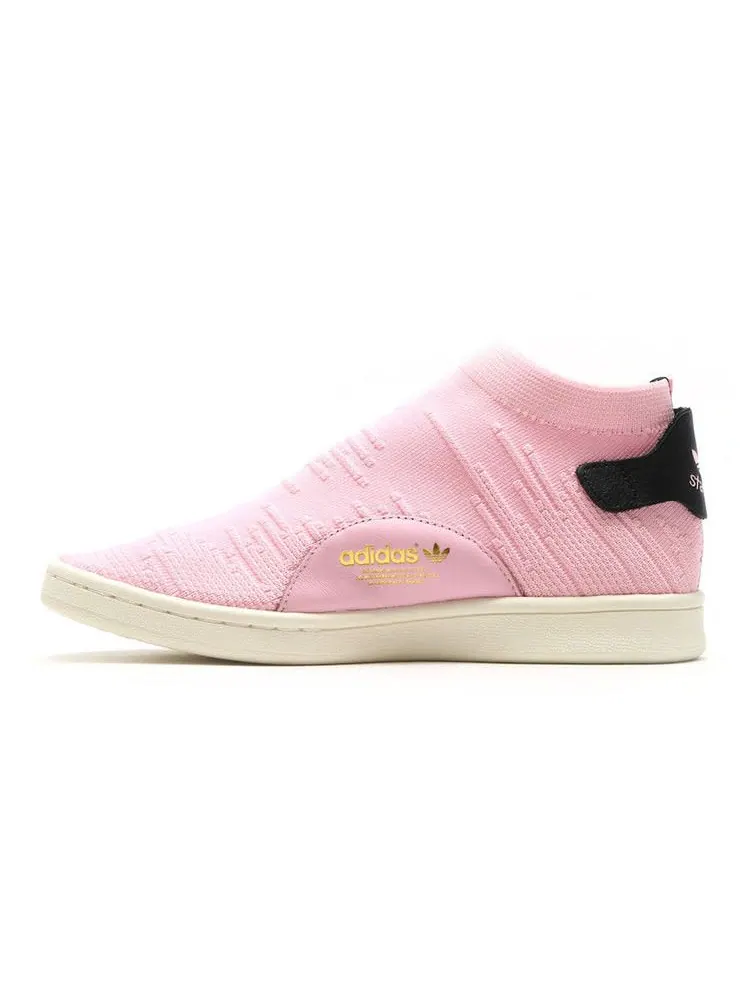Кроссовки adidas Wmns Stan Smith Sock Primeknit 'Wonder Pink' — изображение 4 из 6, розовый/розовый/черный