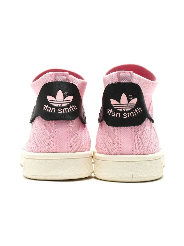 Кроссовки adidas Wmns Stan Smith Sock Primeknit 'Wonder Pink' — изображение 5 из 6, розовый/розовый/черный