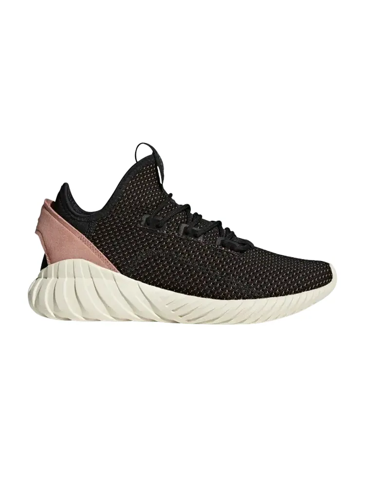 Кроссовки Adidas Wmns Tubular Doom Sock Primeknit 'Black Raw Pink' — изображение 1 из 1, черный