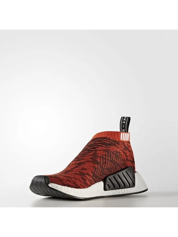 Кроссовки Adidas NMD_CS2 Primeknit 'Red Glitch' — изображение 2 из 7, красный