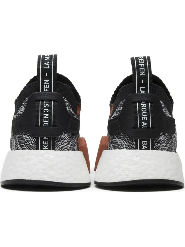 Мужские кроссовки Adidas NMD R2 Primeknit — изображение 6 из 8, черный/серый/белый