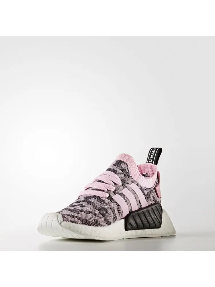 Кроссовки Adidas Wmns NMD_R2 Primeknit 'Wonder Pink' — изображение 2 из 7, розовый