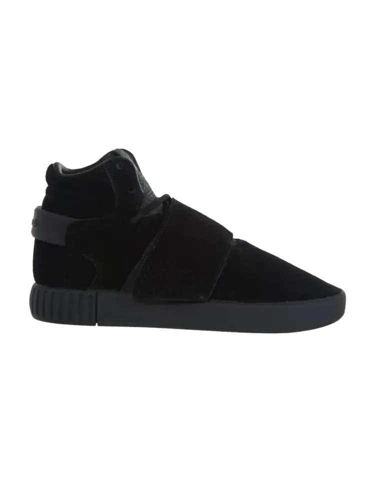 Кроссовки Adidas Tubular Invader Strap J 'Triple Black' — изображение 1 из 1, черный