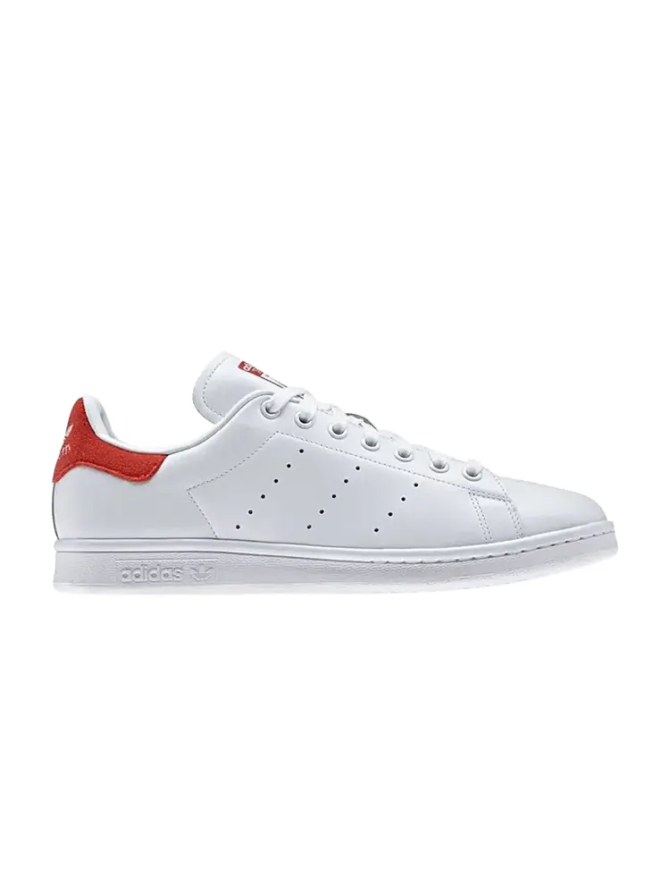 Кроссовки adidas Stan Smith 'White Red' — изображение 1 из 1, белый/белый/красный
